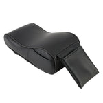Tappetino per bracciolo per auto avvolto in memory foam e pelle PU universale per auto con custodia per telefono e slot per schede, with Card Slot (Black), with Card Slot (Black Red), with Card Slot (Beige), with Card Slot (Brown)