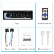 SWM-530 Caricabatterie universale per auto doppio USB 12V Ricevitore radio Lettore MP3, supporto FM e Bluetooth con telecomando, SWM-530