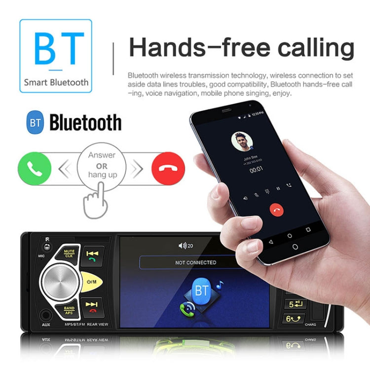 SWM-4022D Ricevitore radio universale per auto HD da 4,1 pollici 12V Lettore MP5, supporto FM e Bluetooth e scheda TF con telecomando, SWM-4022D