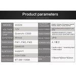 SWM-4022D Ricevitore radio universale per auto HD da 4,1 pollici 12V Lettore MP5, supporto FM e Bluetooth e scheda TF con telecomando, SWM-4022D
