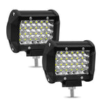Striscia LED da 4 pollici 18W 1800LM 4 file di lavoro Refit Lampada per fuoristrada Lampada da tetto per tetto, 4 inch 72W
