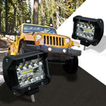 Lampada a striscia LED da 4 pollici 15W 1500LM funzionante per rimontare la luce per tettoia per veicoli fuoristrada, 4 inch 60W