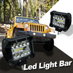 Lampada a striscia LED da 4 pollici 15W 1500LM funzionante per rimontare la luce per tettoia per veicoli fuoristrada, 4 inch 60W