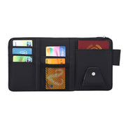Organizzatore di borse per carte con cerniera per porta CD, scatola per fazzoletti di carta, visiera parasole per auto, with Zipper  (Black), with Zipper, with Zipper (Yellow)