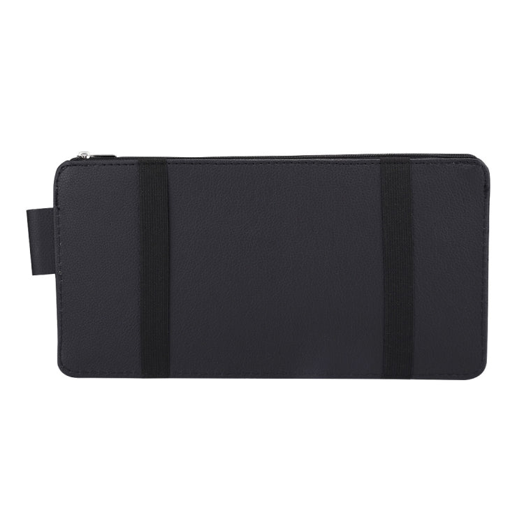 Organizzatore di borse per carte con cerniera per porta CD, scatola per fazzoletti di carta, visiera parasole per auto, with Zipper  (Black), with Zipper, with Zipper (Yellow)