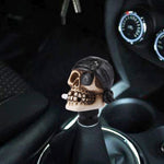 Pomello del cambio automatico manuale a forma di teschio pirata per veicolo universale, Pirate Skull(Black), Pirate Skull(Red), Pirate Skull(White)
