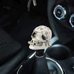 Pomello del cambio automatico manuale a forma di teschio pirata per veicolo universale, Pirate Skull(Black), Pirate Skull(Red), Pirate Skull(White)