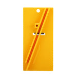 Strumento per avvolgere lo stile di taglio della taglierina di sicurezza per l'avvolgimento dell'adesivo della pellicola vinilica in fibra per veicoli per auto (giallo), Film Cutter(Yellow)