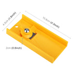 Strumento per avvolgere lo stile di taglio della taglierina di sicurezza per l'avvolgimento dell'adesivo della pellicola vinilica in fibra per veicoli per auto (giallo), Film Cutter(Yellow)