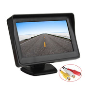 PZ-703 Monitor retrovisore per auto LCD TFT da 4,3 pollici con supporto e parasole, PZ-703