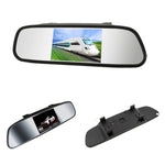 Monitor per specchietto retrovisore per auto LCD TFT da 4,3 pollici PZ-705 per sistemi video di parcheggio retrovisore per auto, PZ-705