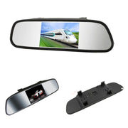 Monitor per specchietto retrovisore per auto LCD TFT da 4,3 pollici PZ-705 per sistemi video di parcheggio retrovisore per auto, PZ-705