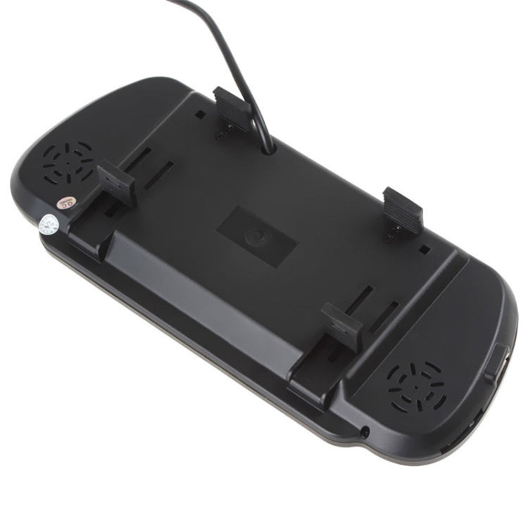 Monitor specchietto retrovisore per auto LCD TFT da 7,0 pollici PZ-710 con telecomando, supporto lettore Bluetooth/MP5, PZ-710
