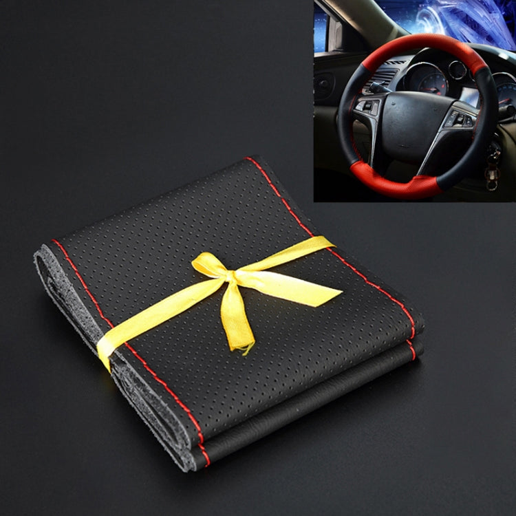 Coprivolante per adattamento per auto cucito a mano in vera pelle Four Seasons