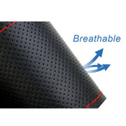 Coprivolante per adattamento per auto cucito a mano in vera pelle Four Seasons