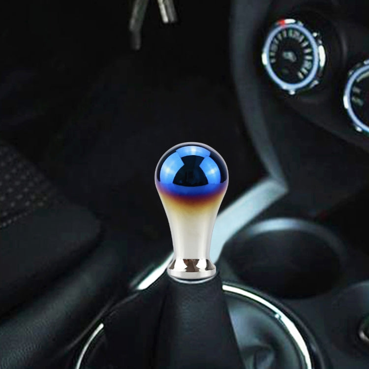 Adattatore per pomello del cambio automatico manuale con leva del cambio in lega di alluminio avvitato blu per auto universale, Shift Knob Adapter 2