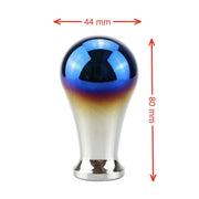 Adattatore per pomello del cambio automatico manuale con leva del cambio in lega di alluminio avvitato blu per auto universale, Shift Knob Adapter 2