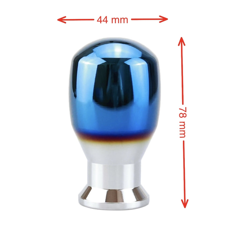 Adattatore per pomello del cambio automatico manuale con leva del cambio in lega di alluminio blu per auto universale per veicoli, dimensioni: 4,4x7,8 cm, Shift Knob Adapter 2
