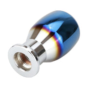 Adattatore per pomello del cambio automatico manuale con leva del cambio in lega di alluminio blu per auto universale per veicoli, dimensioni: 4,4x7,8 cm, Shift Knob Adapter 2