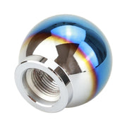 Adattatore per pomello del cambio automatico manuale con leva del cambio in lega di alluminio a forma di palla blu universale per auto, Shift Knob Adapter 4
