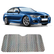 Parasole a tre scomparti Parabrezza per auto Parabrezza Blocco Parasole per finestrino anteriore Protezione UV, Dimensioni: 140 x 70 cm, 140*70cm