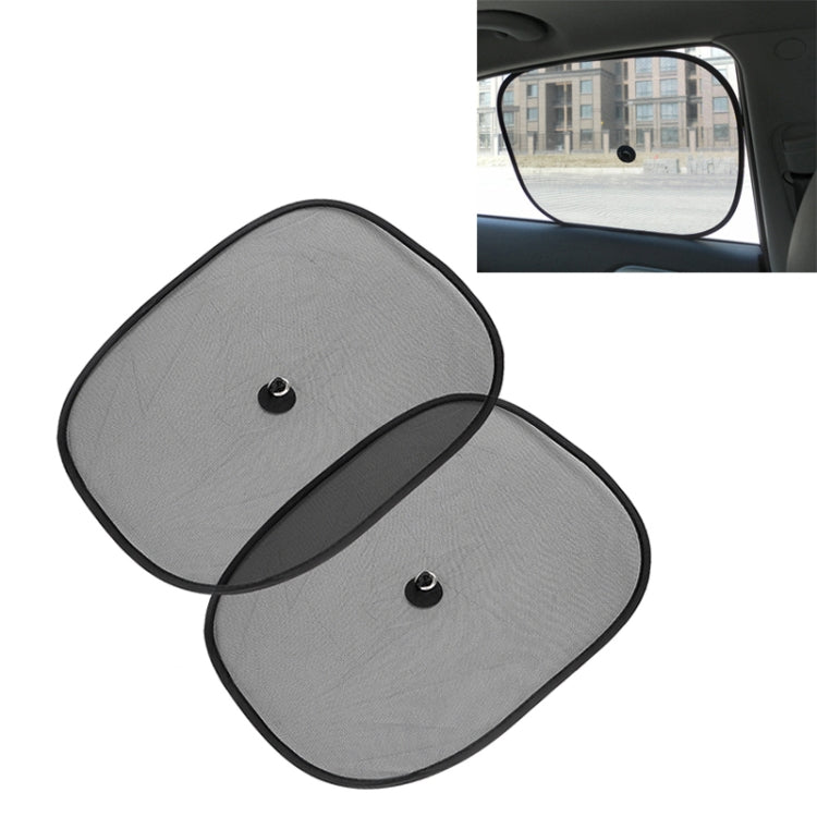 2 pezzi di copertura parasole per finestra isolante in filato netto per auto, dimensioni: 44 * 36 cm, Size: 44*36cm