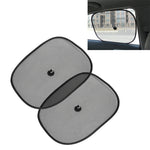 2 pezzi di copertura parasole per finestra isolante in filato netto per auto, dimensioni: 44 * 36 cm, Size: 44*36cm