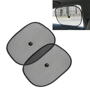 2 pezzi di copertura parasole per finestra isolante in filato netto per auto, dimensioni: 44 * 36 cm, Size: 44*36cm