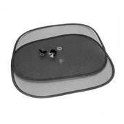 2 pezzi di copertura parasole per finestra isolante in filato netto per auto, dimensioni: 44 * 36 cm, Size: 44*36cm