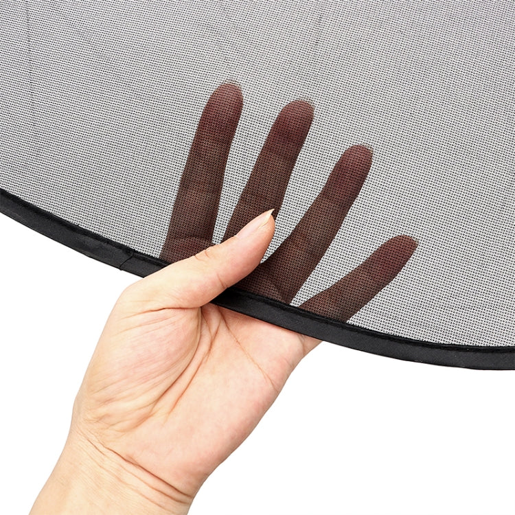 2 pezzi di copertura parasole per finestra isolante in filato netto per auto, dimensioni: 44 * 36 cm, Size: 44*36cm