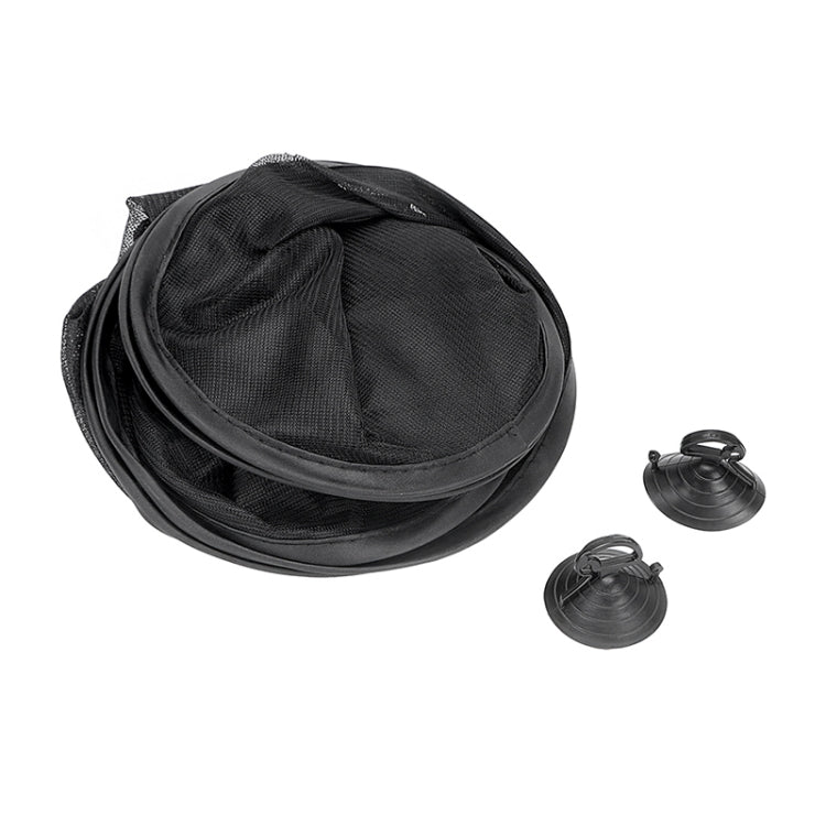 2 pezzi di copertura parasole per finestra isolante in filato netto per auto, dimensioni: 44 * 36 cm, Size: 44*36cm