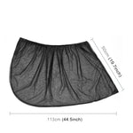 2 pezzi di copertura parasole per finestrino posteriore per auto, filato netto, protezione solare, dimensioni: 113 x 50 cm., Size: 122*70cm