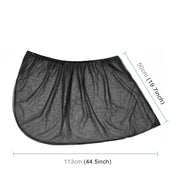 2 pezzi di copertura parasole per finestrino posteriore per auto, filato netto, protezione solare, dimensioni: 113 x 50 cm., Size: 122*70cm