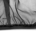 2 pezzi di copertura parasole per finestrino posteriore per auto, filato netto, protezione solare, dimensioni: 113 x 50 cm., Size: 122*70cm