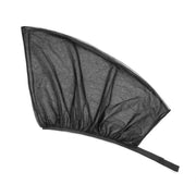 2 pezzi di copertura parasole per finestrino anteriore per auto, filato netto, protezione solare, dimensioni: 75 x 50 cm., Size: 120*70cm