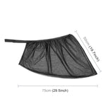 2 pezzi di copertura parasole per finestrino anteriore per auto, filato netto, protezione solare, dimensioni: 75 x 50 cm., Size: 120*70cm