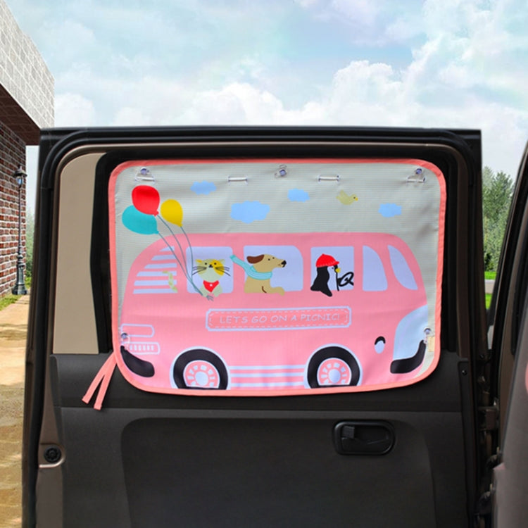 Copertura parasole per finestrino isolante per finestrino posteriore grande per auto, dimensioni: 70 * 50 cm, Snow Bear, Bo Lele, Giant Panda, Animal World, Zoo, Pink Elephant, Underwater World, Good Friend, Yellow Penguin, Happy Elephant, Happy Forest...