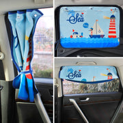 Copertura parasole per finestrino isolante per finestrino posteriore grande per auto, dimensioni: 70 * 50 cm, Snow Bear, Bo Lele, Giant Panda, Animal World, Zoo, Pink Elephant, Underwater World, Good Friend, Yellow Penguin, Happy Elephant, Happy Forest...
