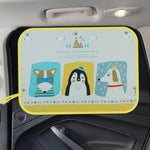 Copertura parasole per finestrino isolante per finestrino posteriore grande per auto, dimensioni: 70 * 50 cm, Snow Bear, Bo Lele, Giant Panda, Animal World, Zoo, Pink Elephant, Underwater World, Good Friend, Yellow Penguin, Happy Elephant, Happy Forest...