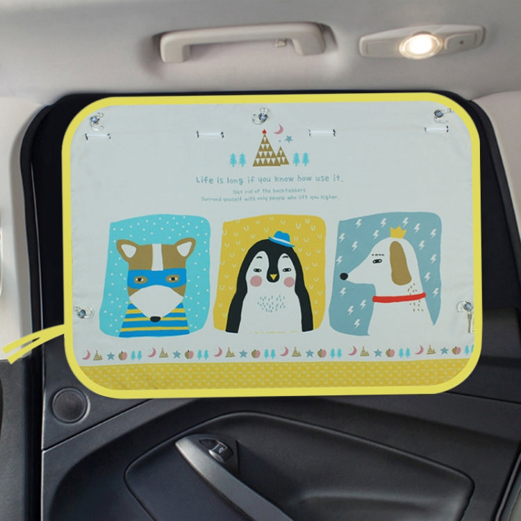 Copertura parasole per finestrino isolante per finestrino posteriore grande per auto, dimensioni: 70 * 50 cm, Snow Bear, Bo Lele, Giant Panda, Animal World, Zoo, Pink Elephant, Underwater World, Good Friend, Yellow Penguin, Happy Elephant, Happy Forest...