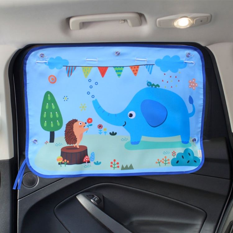 Copertura parasole per finestrino isolante per finestrino posteriore grande per auto, dimensioni: 70 * 50 cm, Snow Bear, Bo Lele, Giant Panda, Animal World, Zoo, Pink Elephant, Underwater World, Good Friend, Yellow Penguin, Happy Elephant, Happy Forest...