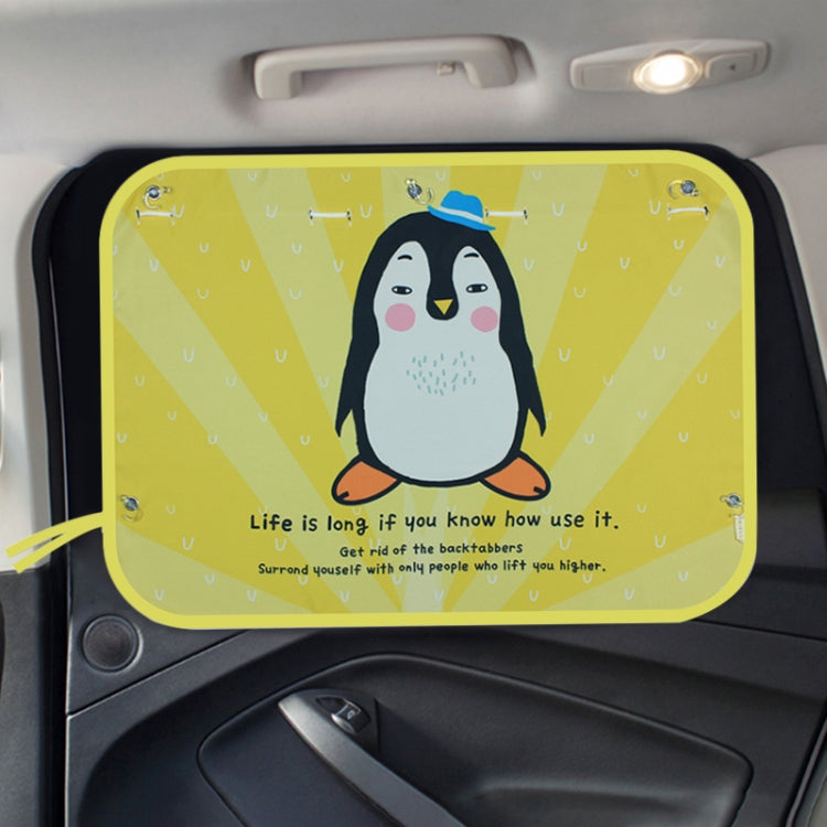 Copertura parasole per finestrino isolante per finestrino posteriore grande per auto, dimensioni: 70 * 50 cm, Snow Bear, Bo Lele, Giant Panda, Animal World, Zoo, Pink Elephant, Underwater World, Good Friend, Yellow Penguin, Happy Elephant, Happy Forest...