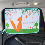 Copertura parasole per finestrino isolante per finestrino posteriore grande per auto, dimensioni: 70 * 50 cm, Snow Bear, Bo Lele, Giant Panda, Animal World, Zoo, Pink Elephant, Underwater World, Good Friend, Yellow Penguin, Happy Elephant, Happy Forest...