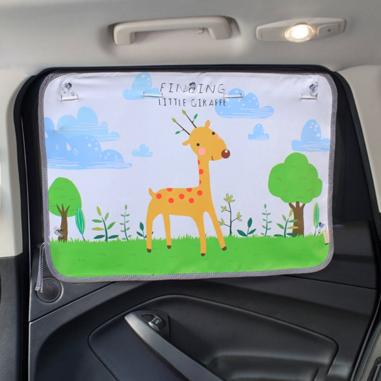 Copertura parasole per finestrino isolante per finestrino posteriore grande per auto, dimensioni: 70 * 50 cm, Snow Bear, Bo Lele, Giant Panda, Animal World, Zoo, Pink Elephant, Underwater World, Good Friend, Yellow Penguin, Happy Elephant, Happy Forest...