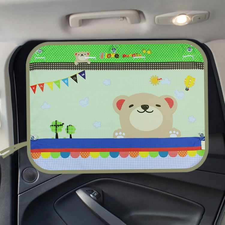 Copertura parasole per finestrino isolante per finestrino posteriore grande per auto, dimensioni: 70 * 50 cm, Snow Bear, Bo Lele, Giant Panda, Animal World, Zoo, Pink Elephant, Underwater World, Good Friend, Yellow Penguin, Happy Elephant, Happy Forest...