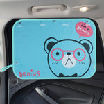 Copertura parasole per finestrino isolante per finestrino posteriore grande per auto, dimensioni: 70 * 50 cm, Snow Bear, Bo Lele, Giant Panda, Animal World, Zoo, Pink Elephant, Underwater World, Good Friend, Yellow Penguin, Happy Elephant, Happy Forest...