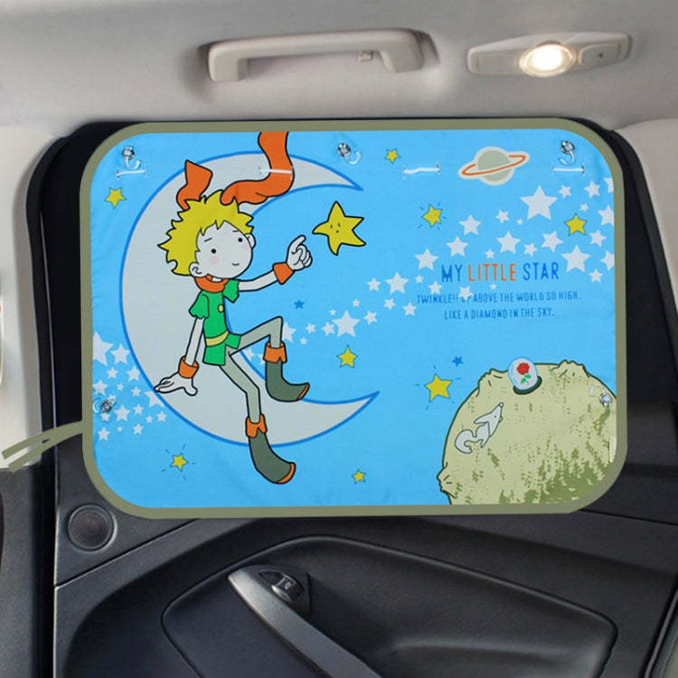 Copertura parasole per finestrino isolante per finestrino posteriore grande per auto, dimensioni: 70 * 50 cm, Moon Baby, House, Marine, Mustache, Rocket, Happy Flying, Happy Swing, Happy Time, Happy Town, Happy School Bus, Magic World, Waterpark       ...