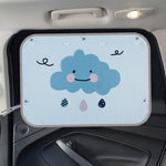 Copertura parasole per finestrino isolante per finestrino posteriore grande per auto, dimensioni: 70 * 50 cm, Moon Baby, House, Marine, Mustache, Rocket, Happy Flying, Happy Swing, Happy Time, Happy Town, Happy School Bus, Magic World, Waterpark       ...