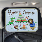Copertura parasole per finestrino isolante per finestrino posteriore grande per auto, dimensioni: 70 * 50 cm, Moon Baby, House, Marine, Mustache, Rocket, Happy Flying, Happy Swing, Happy Time, Happy Town, Happy School Bus, Magic World, Waterpark       ...
