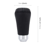 Leva del cambio modificata per auto universale, leva in pelle nera, pomello del cambio manuale a 5 marce, 5-Speed Gear Shift Knob